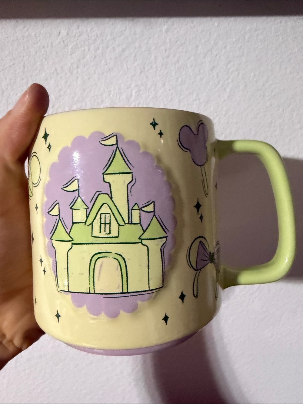 Disney Parks Starbucks summertime mug yellow matcha green lavender purple 12 oz